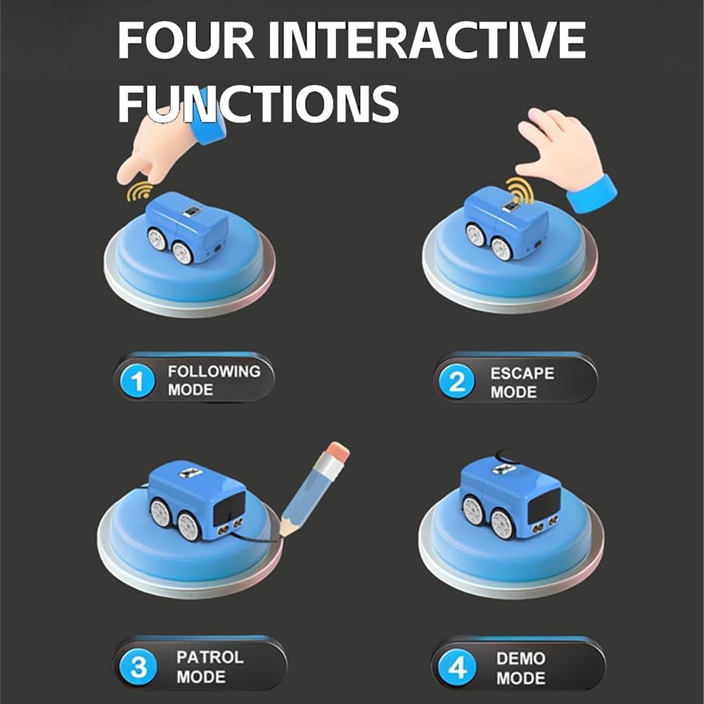 Lumiโข RC Mini Cars โ Gesture Control Follow-Me Cartoon Cars