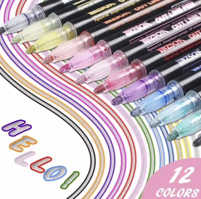 Lumi Outline Markers