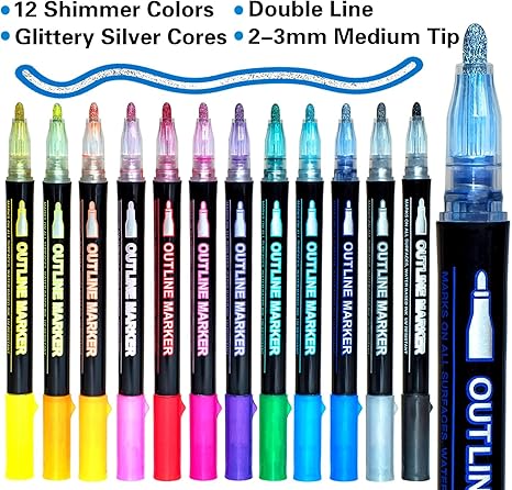 Lumi Outline Markers